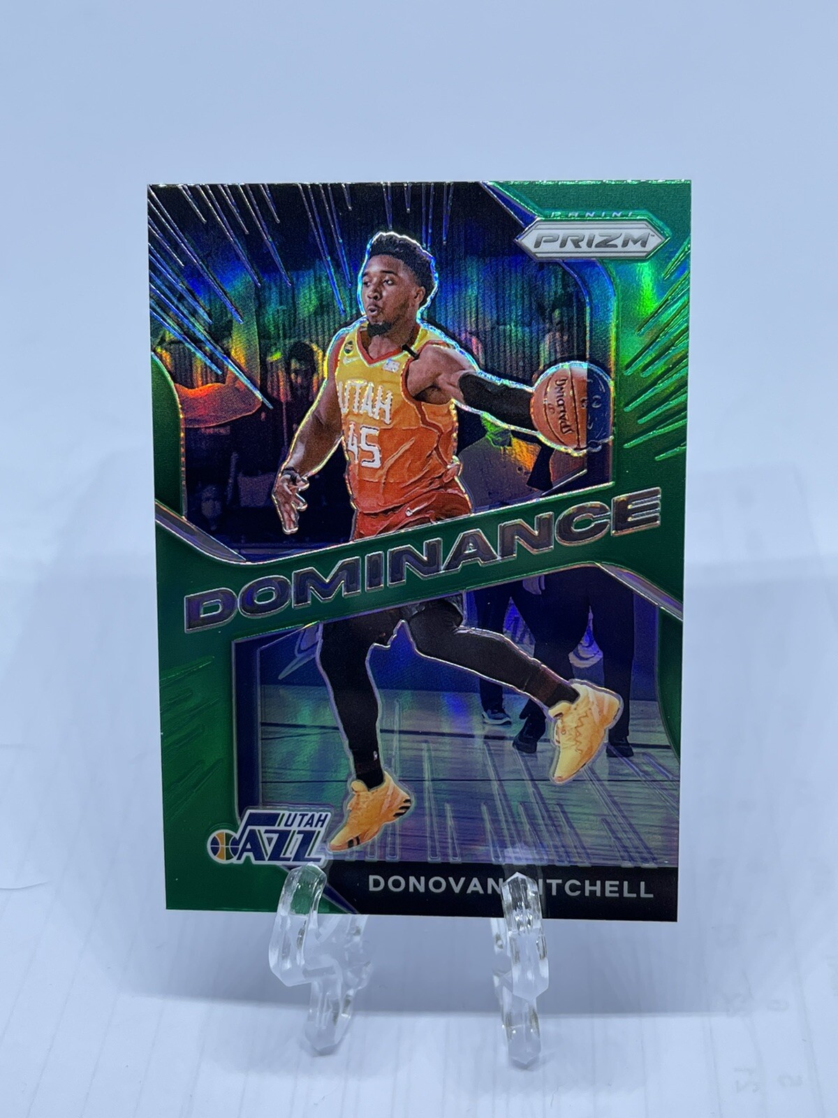 2020-21 Panini Prizm Dominance Green Donovan Mitchell | eBay