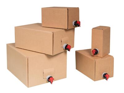 10 x Bag-in-Box Karton inkl. Beutel SET Saftkarton Weinkarton - 20 Liter