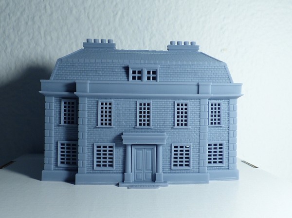 HO Scale Georgian Style House 1:87 For Diorama Modeling Kit