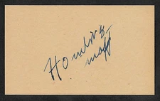 Howlin' Wolf Autograph Reprint On Genuine Original Period 1970s 3x5 Card