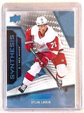 2019-20 ENGRAINED SYNTHESIS DYLAN LARKIN /50 BLUE INSERT DETROIT RED WINGS