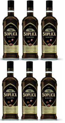 6 Flaschen Soplica Kawowa 25% Vol. 0,5l Kaffeelikör