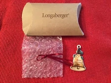 Longaberger 2003 Christmas  Bell Tie On New in box #27872