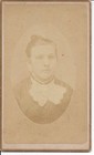 Antique 1860s CDV Carte de Visite Photo Pretty Young Woman Girl Dress Fashion