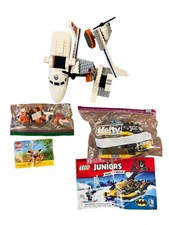 Lego Lot Coast Guard Plane Batman Boat Saber Tooth Tiger