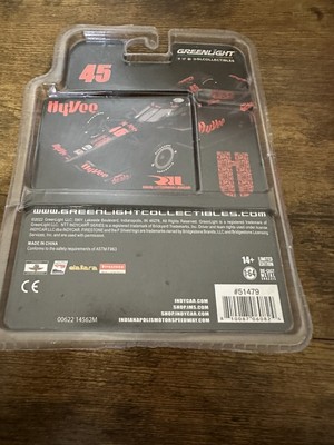 Greenlight 1:64 Indy Car #45 Jack Harvey Rosso - Hy Vee Stores RLL - Nuovo In Scatola