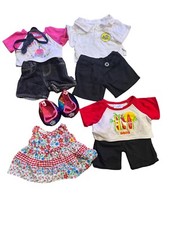 Build A Bear Clothes Outfits Lot Tops Shoes Pants Shorts 9 Piece Lot