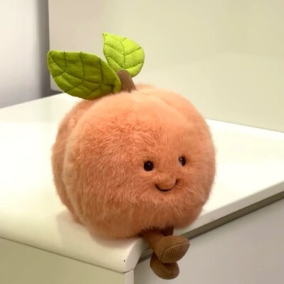 Jellycat Amuseable Fluffy Peach Plush Toy-Valentine's Day gift | eBay