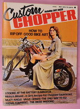 Custom Chopper May 1974 Paint Parts Big Bike Street Choppers