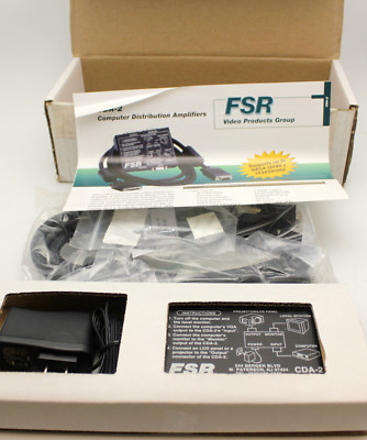 FSR CDA-2 Computer Distribution Amplifier Item 15812