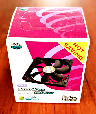 Cooler Master Silent Fan 120 SI2 3-pack--New in box with screws