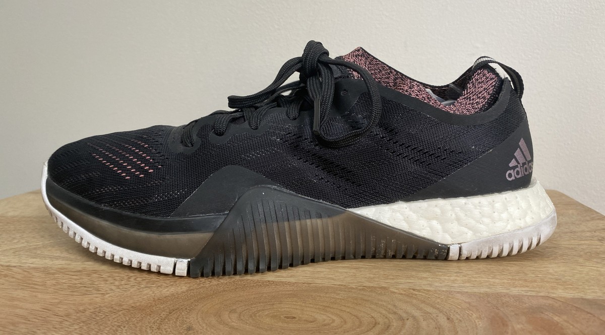 Adidas Boost Crazy Cross Train Elite Running Shoes Sneakers Black Womens