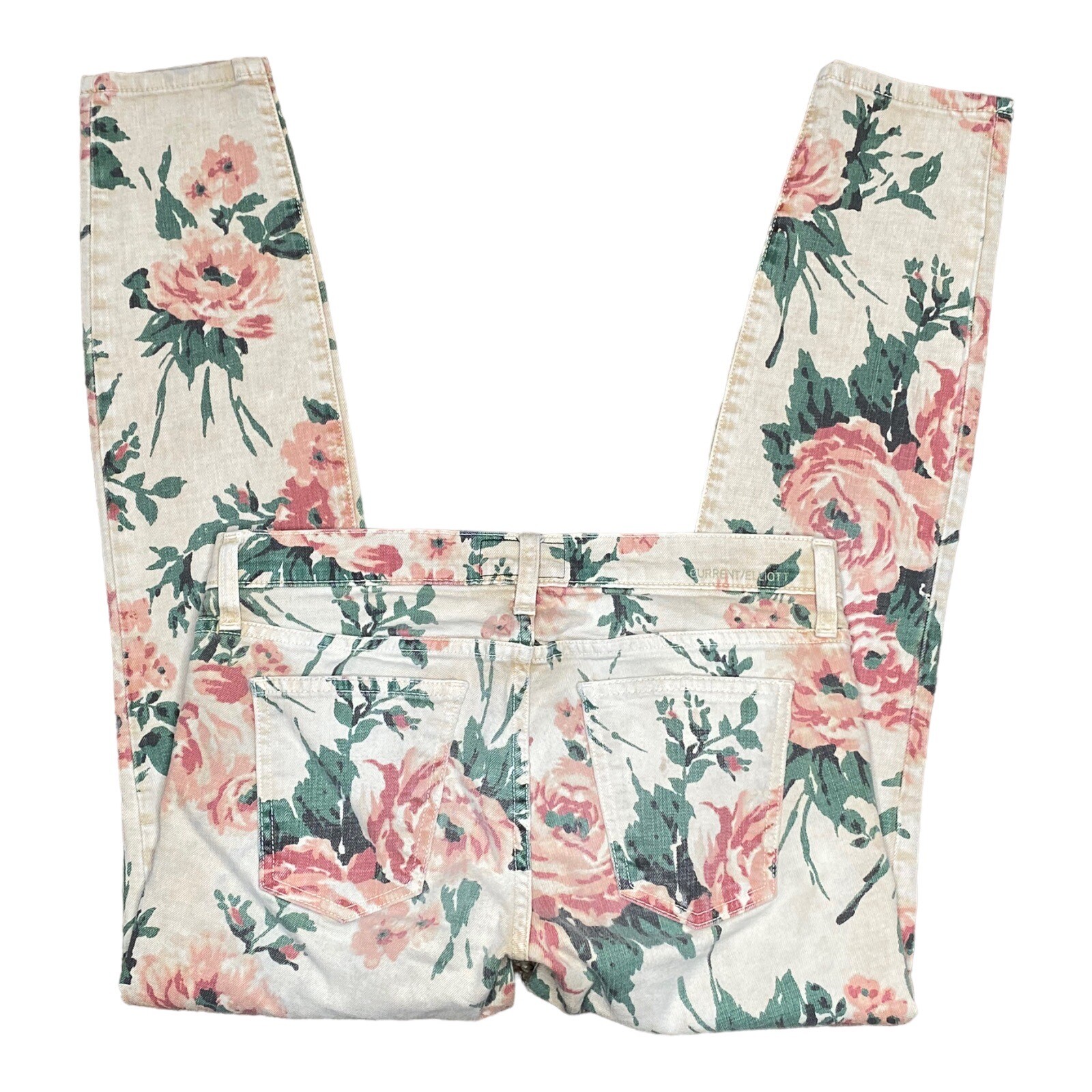 CURRENT/ELLIOTT The Stiletto Haystack Floral DENI… - image 3