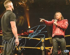 Finn Balor & Shinsuke Nakamura Signed 11x14 Photo BAS Beckett COA WWE NXT Auto'd