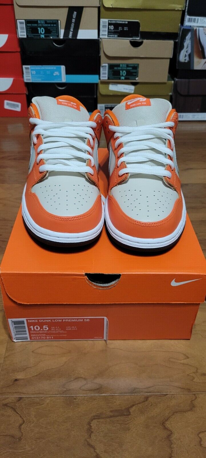 mezclador rápido mueble Nike SB Dunk Low Pro &#034;Orange Box Label&#034; Size 10.5 (NIB) | eBay