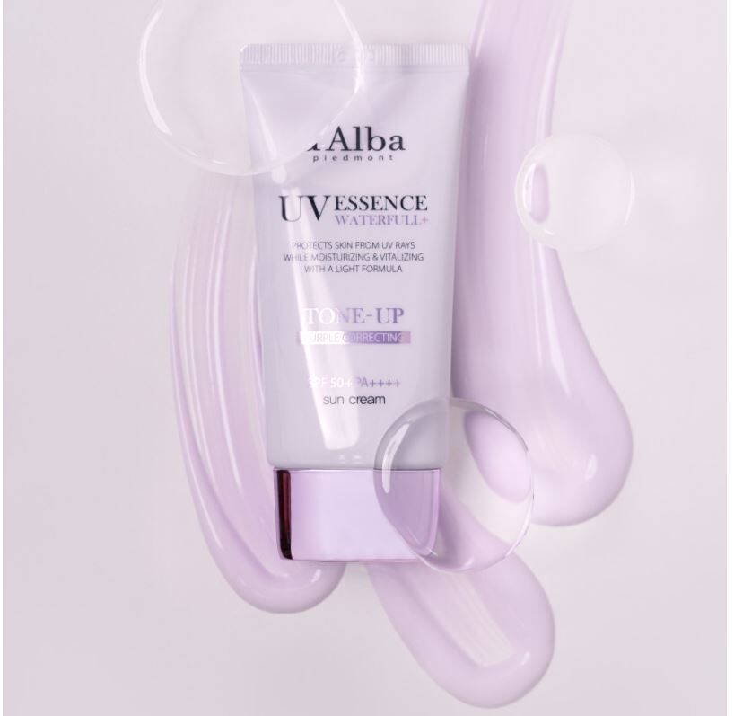 ◎専用出品◎d'Alba UV ESSENCE サンクリーム パープル ウォータフルトーンアップサンクリーム / d'Alba(その他日焼け