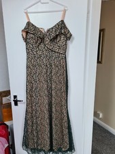 Green Lace Ladies Size 16 Dress