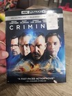 Criminal (4K Ultra HD Blu-ray, 2016) Complete Works W/Slipcover Kevin Costner