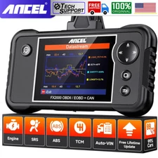 ANCEL OBD2 Scanner Diagnostic Tool ABS SRS Transmission Car Scanner Check Engine