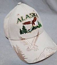 Artic Circle Enterprises LLC Alaska with Bald Eagle adjustable ball Cap hat 2015