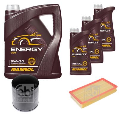 FEBI BILSTEIN Inspektionspaket 8L MANNOL Energy 5W-30 für Jaguar XF 2.0