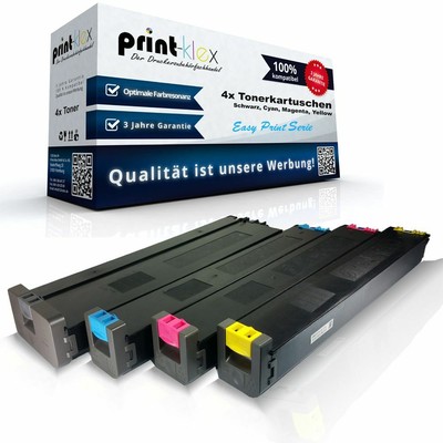 4x Qualitäts Tonerkartuschen für Sharp MX51 Austausch Color Kit-Easy Print Serie