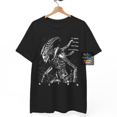 Alien Film 1979 Horror Sci Fi Punk Metal Graphic Unisex T Shirt Tee