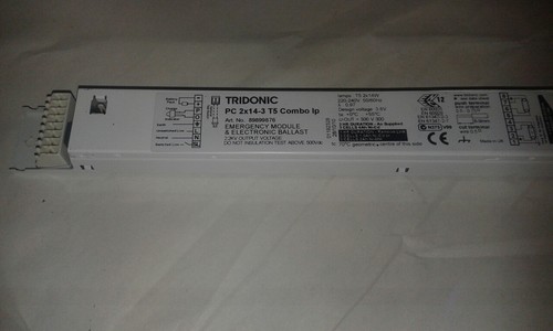TRIDONIC PC 2x14-3 T5 COMBO lp MÓDULO DE EMERGENCIA Y LASTRE Art. No 89899876 #FW - Imagen 2 de 4