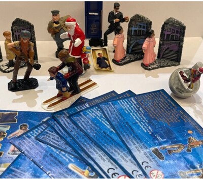 FULL SET KINDER SURPRISE THE POLAR EXPRESS (GERMAN) WITH VARIANTS & ALL BPZ