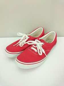 low cut red vans