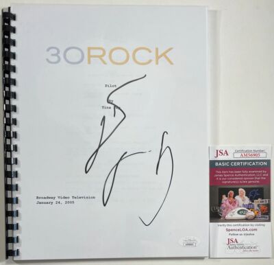Tracy Morgan Signed 30 Rock Full Pilot Episode Script Autograph
