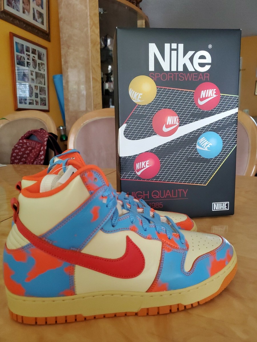 [NEW] Men\'s Nike Dunk Hi 1985 SP‎ Shoes Orange DD9404-800 Nike Dunk High 1985 SP  main image 4
