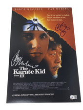 Ralph Macchio Robyn Lively Signed The Karate Kid Part III 3 Movie Poster BAS COA