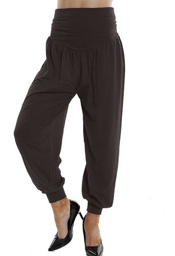LADIES FULL LENGTH HAREEM ALI BABA PANTS WOMEN BAGGYTROUSERS HAREM LEGGINGS 8-26 - Picture 3 of 27