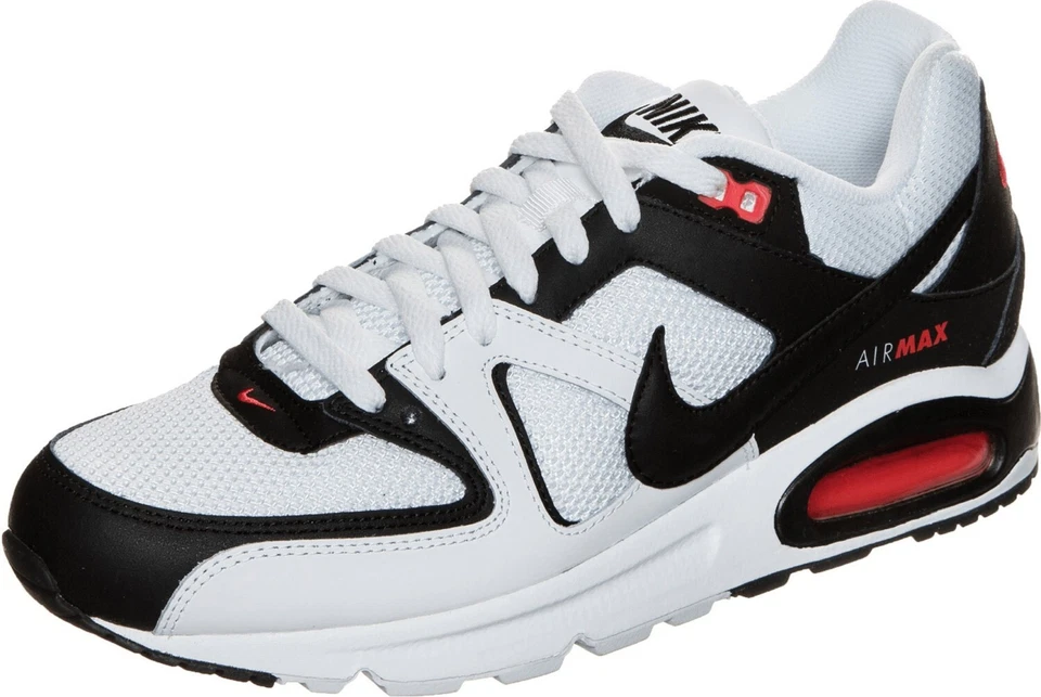 SCARPE NIKE AIR MAX COMMAND - 629993-103 col. bianco/nero/rosso - Immagine 2 di 4