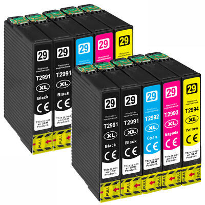 10 Druckerpatronen kompatibel für Epson 29XL  XP-235  XP-330   XP-442  XP-455