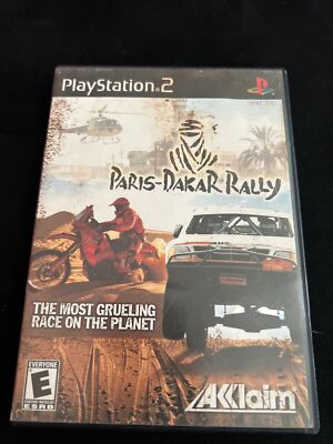 Paris-Dakar Rally (Sony PlayStation 2, PS2, 2001) Complete In Box Tested & Works