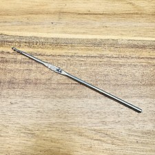 Boye Crochet Hook Tapered Head Size 0 Made in USA Stainless Steel Vintage