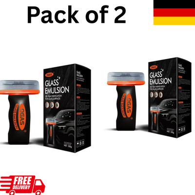 2X Oil Film Remover for Car Windshields and Windows Automotive Glass Cleaner100g