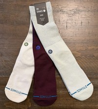 Stance Mens Large Mixed 3 Pack Cotton Crew Casual Socks- Multicolor