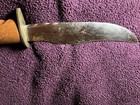 Hand Made Hunting Knife Circa 1978 Signed Hardened Stainless Oak Copper — photo 10