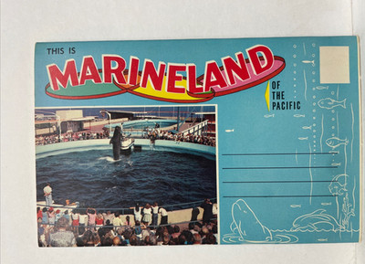 Marineland Pacific Palos Verdes Kalifornien Postkartenalbum 12 Fotos