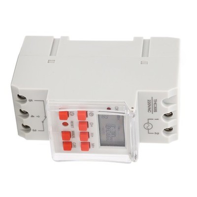 Digital Timer Switch 1 Second Timing 168 Hour 20 On Off LCD Display Programm SET