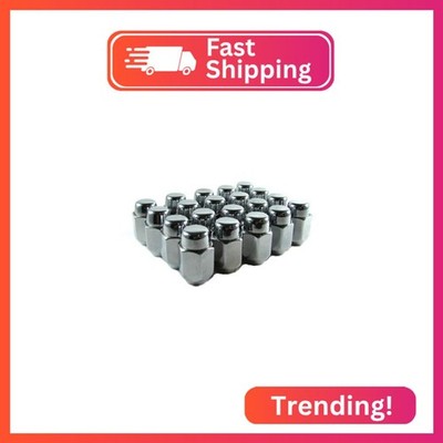 EZAccessory 24 Chrome Acorn Lug Nuts 1/2'' Thread Size 13/16'' Hex