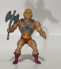 Vintage MOTU He-Man Soft Head Mexico Variant 1982 Mattel Axe Armor Incomplete