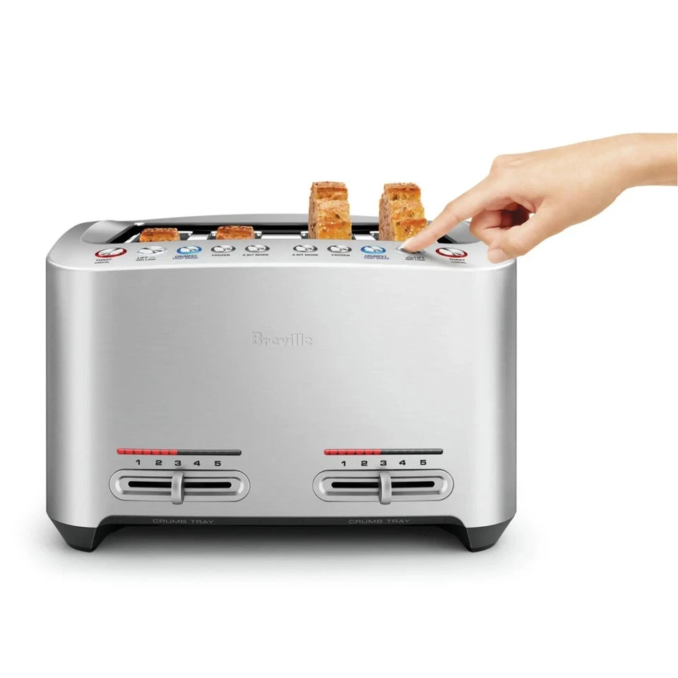 Breville BTA845BSS the Smart Toast 4 Slice Toaster - image 2 of 3