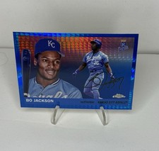 2025 Topps Chrome Platinum Anniversary - Bo Jackson #248 Blue Prism Refractor