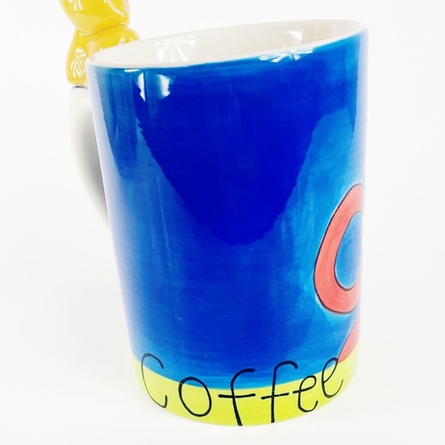 Indra | Ręcznie malowana filiżanka do kawy z kotem 3D - Zdjęcie 2 z 6