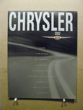 2002 Chrysler Full Line Sales Brochure PT Cruiser 300M Concorde Sebring