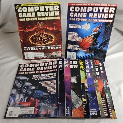 Computer Game Review Magazine 1994  Incomplete Year/NO ISSUE 34 VTG Video Games